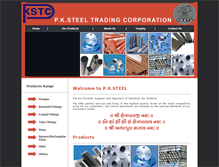 Tablet Screenshot of pksteelcorp.com